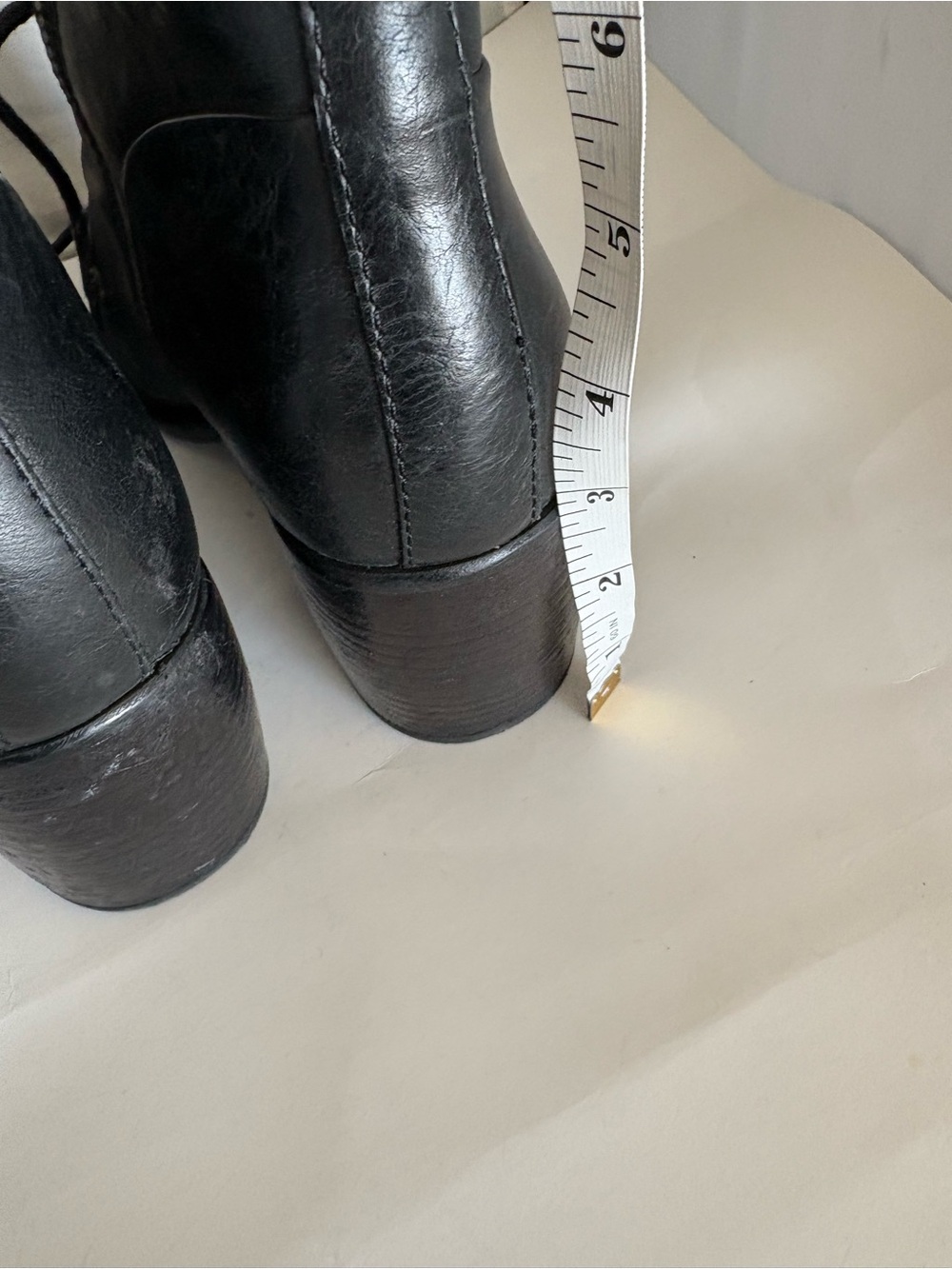 Patricia Nash Black Lace-Up Leather Ankle Boots 9.5 - Picture 6 of 15